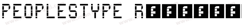 PEOPLESTYPE Regular字体转换